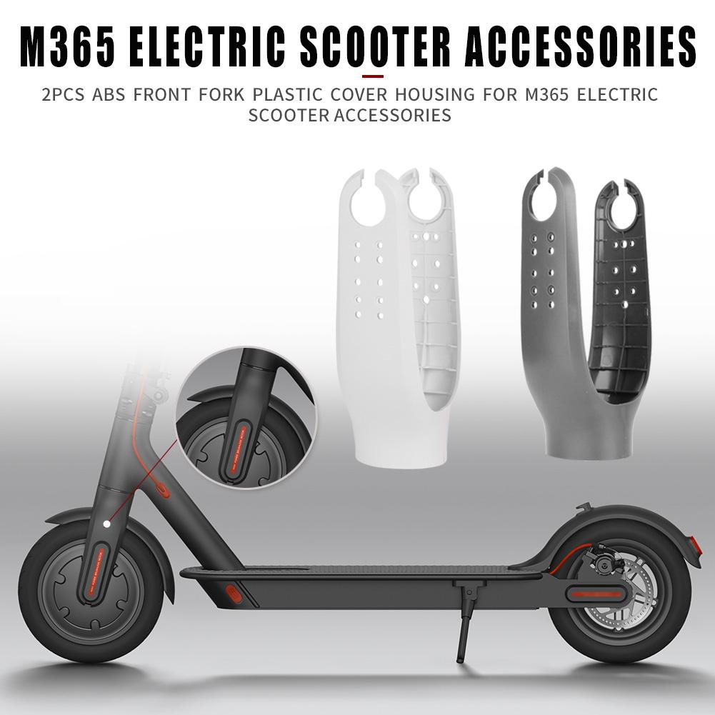 2Pcs Elektrische Scooter Abs Voorvork Plastic Cover Voor Xiaomi Mijia M365 Elektrische Skateboard Accessoires Vervangende Onderdelen