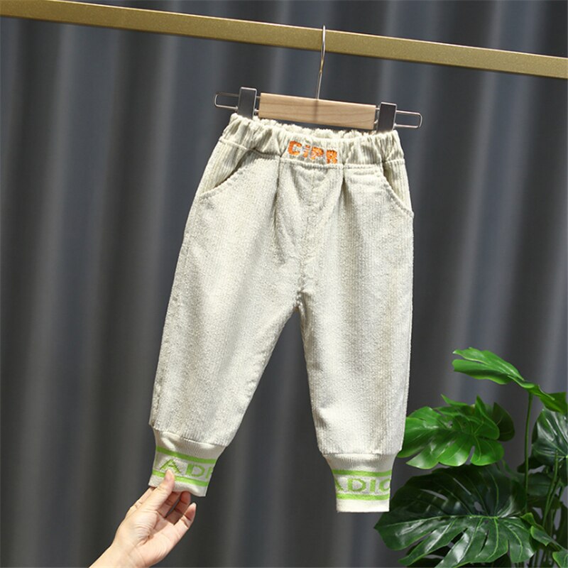 Toddler Infant Boys corduroy Pants Trousers Kids Baby Boy Casual Bottoms Spring Autumn Child Loose Pants: CL85W / 4T