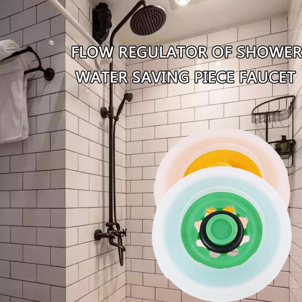 Reductor de flujo de ducha para accesorios de baño, conjunto limitador de hasta un 70% de ahorro de agua, 4L/min, adaptador, 5/3 Uds.