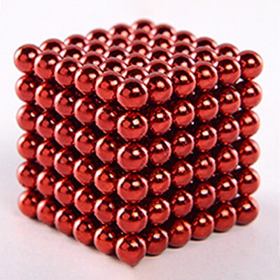 Anti-Stress Giocattoli Per Adulti Infinity Cubo Antistress Definito 5mm216 PCs Variabile BuckBalls Multi-color FAI DA TE Giocattoli: red