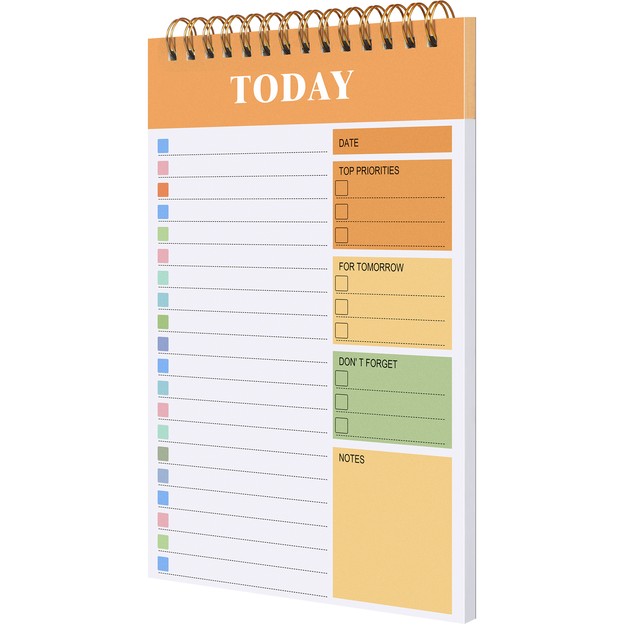 Notebook Briefpapier Leraar Cadeau Dagboek Campus Agenda Ongedateerde Dagelijkse Planner Kantoorbenodigdheden Blocnote Korting Dagboek Om Te Doen Lijst: Rood / A3