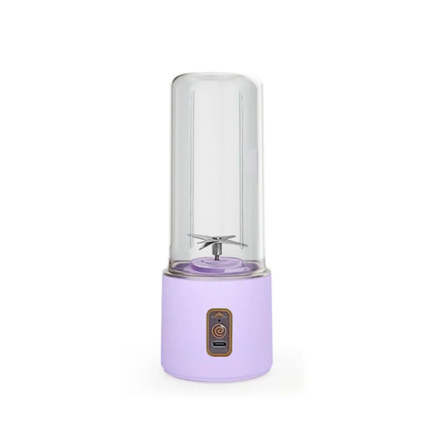 1pc-liquidificador espremedor elétrico portátil, misturador e extrator de frutas, fabricante de suco multifuncional para milkshakes e processamento de alimentos.: Branco