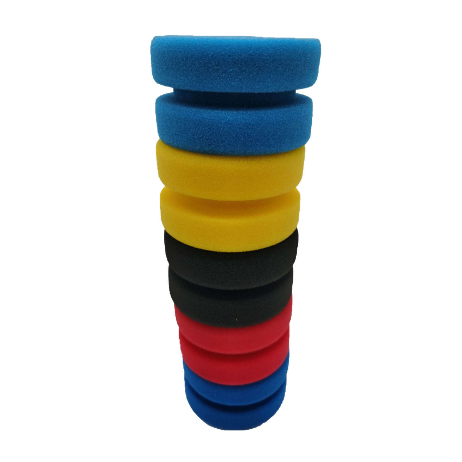 4 Stks/set 80Mm Hand Polijsten Buffing Pad Kit Voor Auto Polijstmachine Hand Tool Kit Voor Auto Polijstmachine Wax Buffer auto Polijsten Pad Set