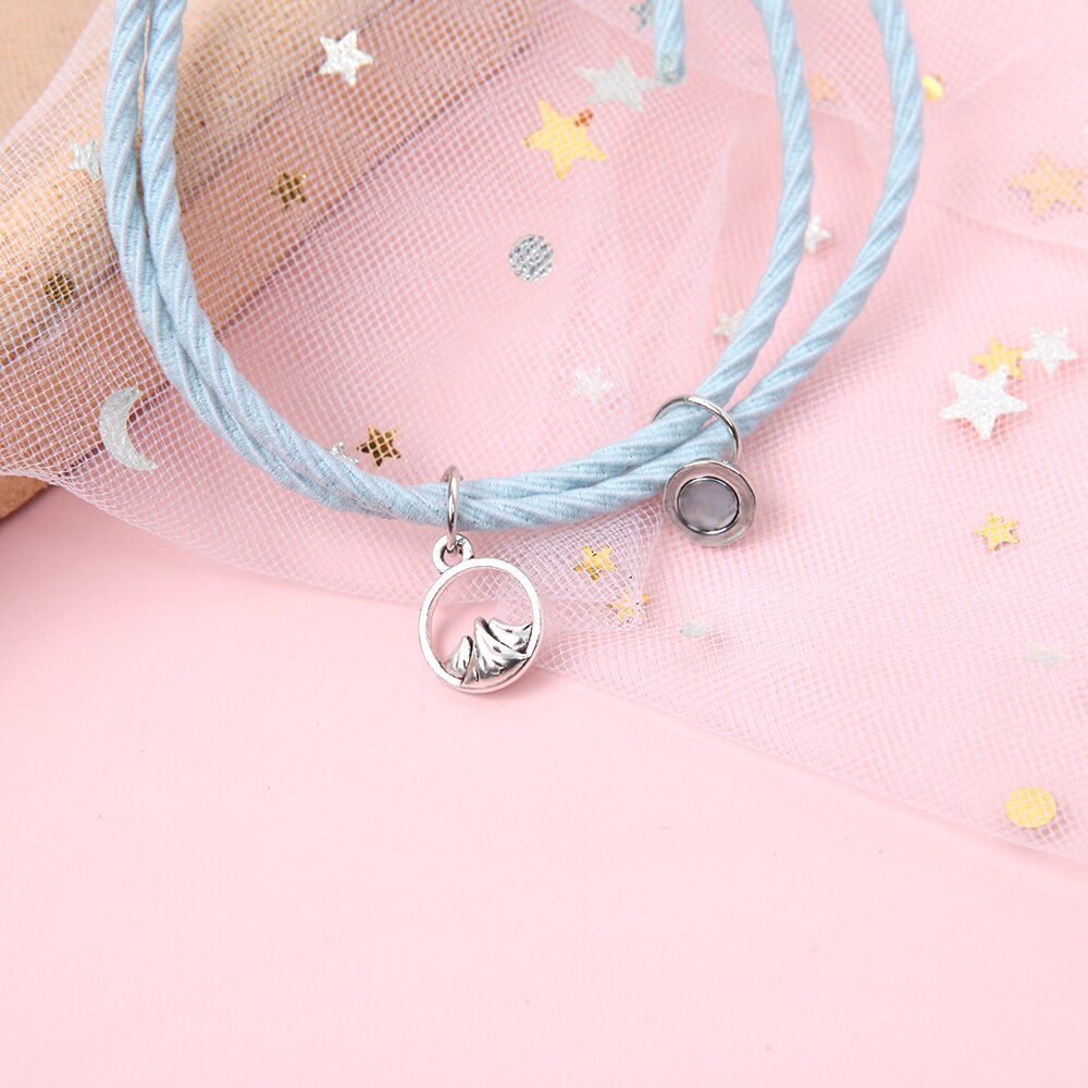 Magnetische Berg Ozean Anhänger Paar Armband Für Liebhaber Beste Freunde Trendy Charme Freundschaft Armbänder Schmuck