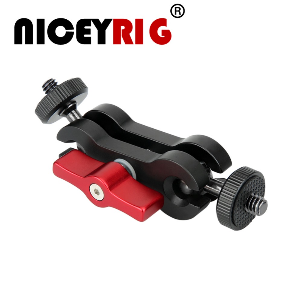 NICEYRIG Magic Arm 1/4 "Bal 360 Hoek Verstelbare Monitor Stand DSLR Camera Accessoires Camera Rig EVF Ondersteuning Zoeker Mount