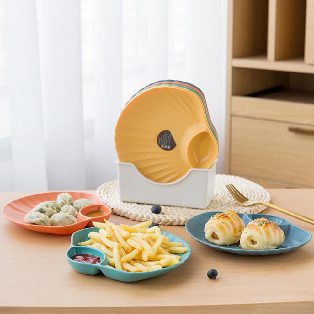 Grand gâteau Portable Dessert aux fruits plateau de table en plastique, plat de réception de bureau, accessoire de cuisine facile à ranger