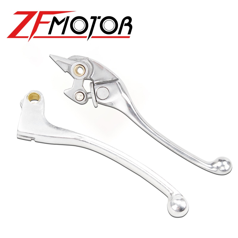 Aluminum Motorcycle Brake Clutch Lever Handle For HONDA CB400 CBR250 MC17 MC19 MC22 MC23 NC29 CBR400 NC19 NC23 NC29 NC22: a set