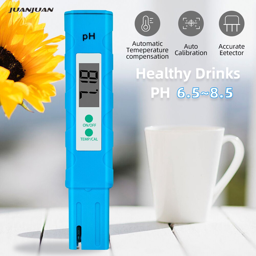 Digital PH Meter Waterproof Acidity Tester Water Test Purity Monitor 0.01 PH Detector for Aquarium Pool 50%OFF: B with retail box