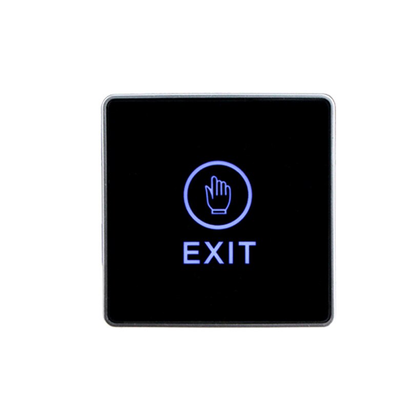 Infrared Contactless No Touch Door Exit Button Touch Release Push Switch with Backlight for access control electric lock system: Touch 86