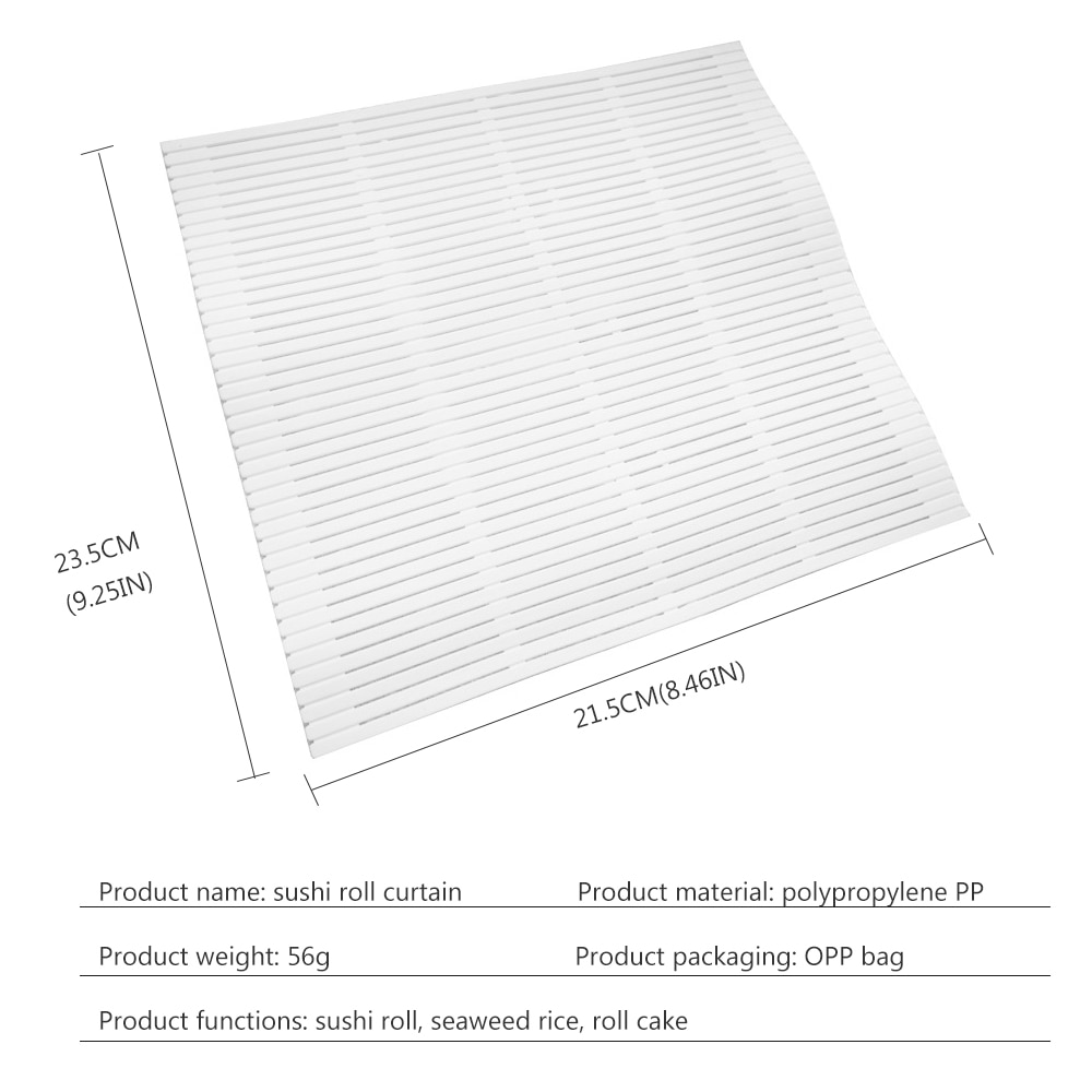 Mata robić zwijania Sushi nie-Stick Sushi narzędzie robić robienia DIY silikonowa mata robić Sushi maty japońskie plastikowe Sushi walcowanie producent forma