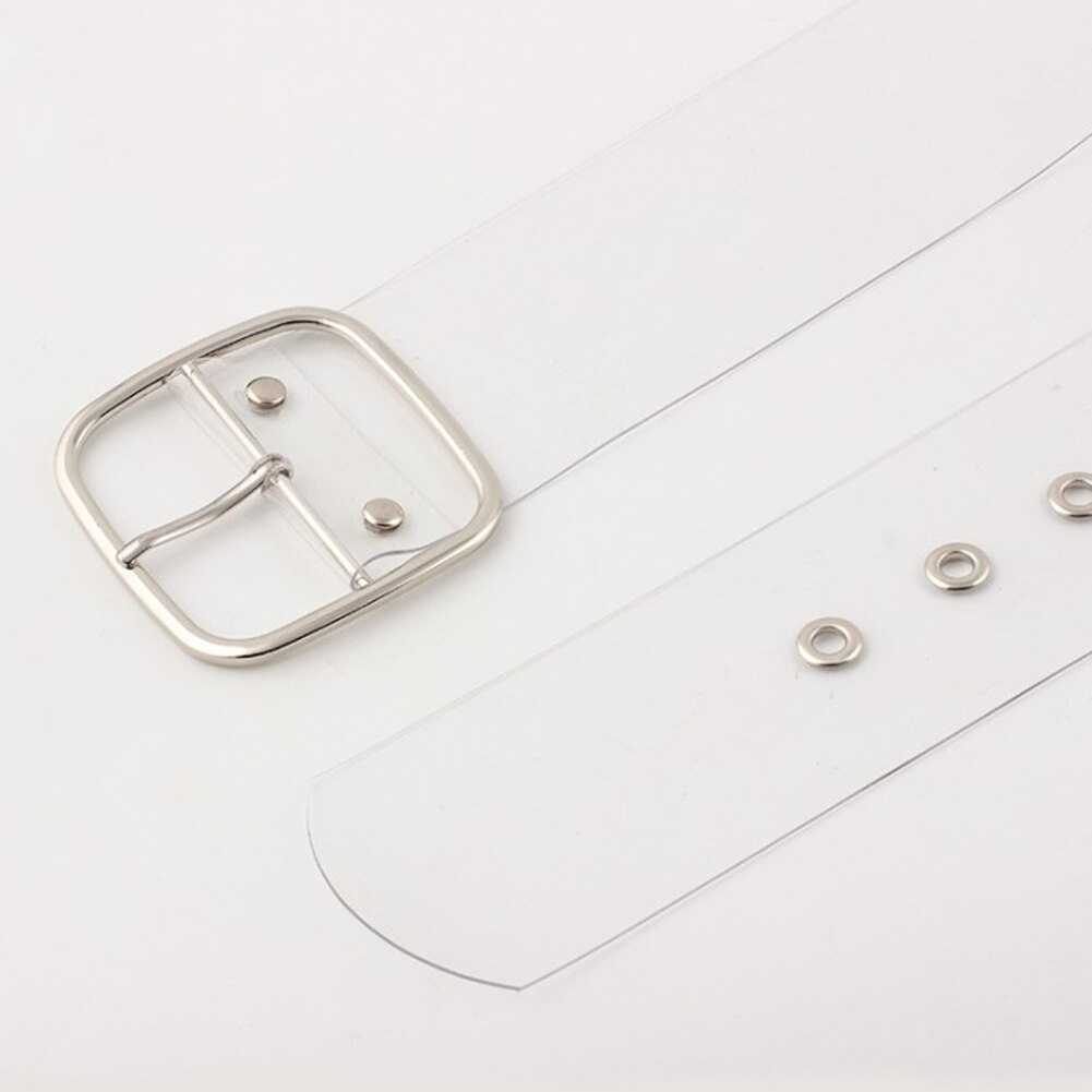 Women Waist Belt Resin Transparent Women Belt Jeans Belt Clear Heart Pin Buckle Women Waistband Invisible Waist Belts: 12