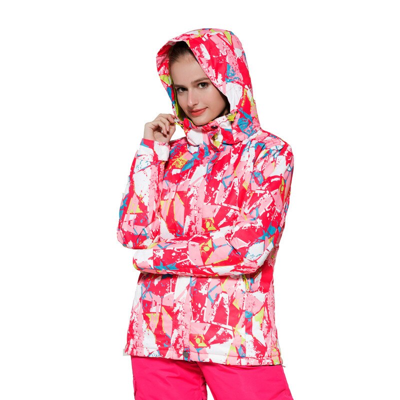 Vrouwen Ski Jas Snowboard Kleding Winddicht Waterdichte Outdoor Sport Dragen Winter Kleding Vrouwelijke Ski Jas Hooded