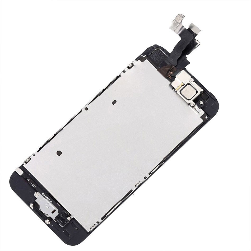 Conjunto completo de pantalla LCD para móvil, reemplazo de pantalla LCD para iPhone 5S, A1453, A1457, A1518, A1528, A1530, A1533, botón de inicio de cámara frontal