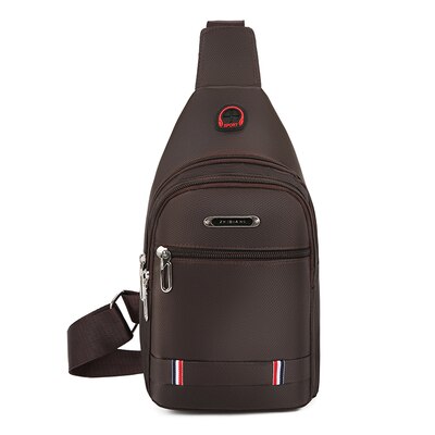 men shopping chest packs solid male solid small Multi-use chest bags All-match Casual oxford shoulder carrier