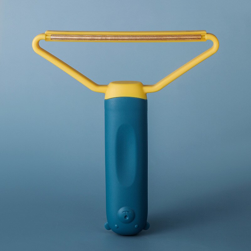 Rasoir Portable anti-peluches, rasoir manuel pour vêtements, canapé, tapis, tissu, brosse, réutilisable, outils de nettoyage domestique: Blue