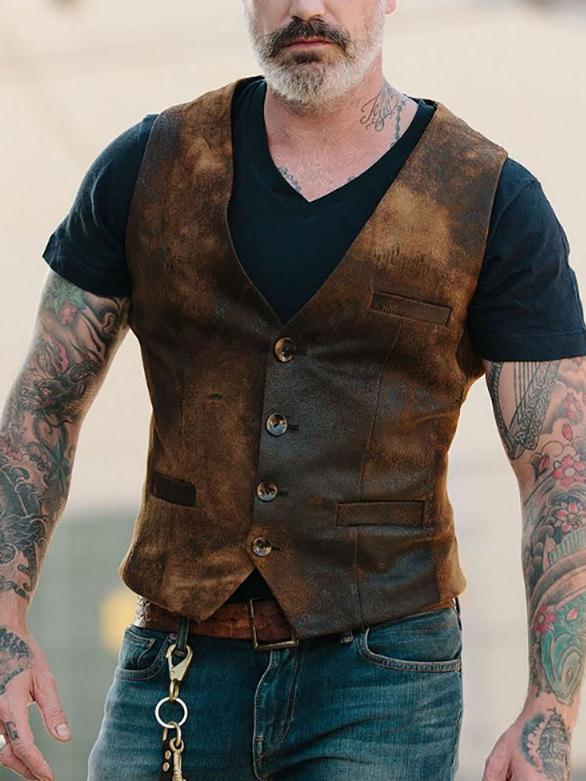 Terno masculino colete boutique lã tweed fino ajuste lazer algodão masculino cavalheiro beckham negócios colete para padrinhos de casamento