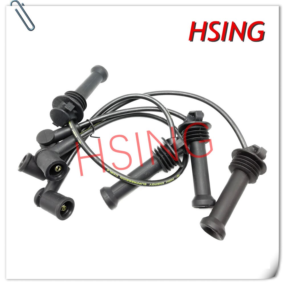 Juego de cables de bujía de encendido, compatible con Ford Focus Fusion ***, parte No # YS6F-12280-B1A, YS6F12280B1A