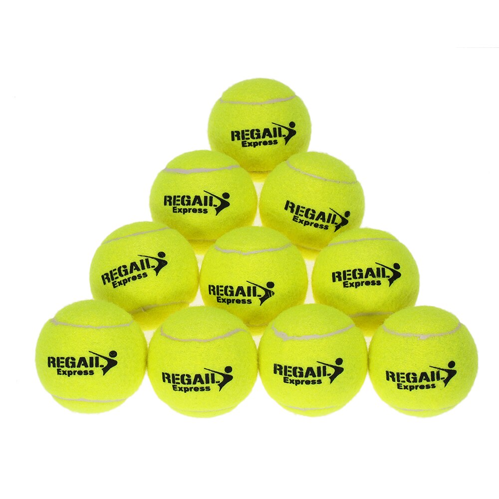 10pcs/bag Tennis Training Ball Practice High Resilience Training Durable Tennis Ball Training Balls for Beginners Competition