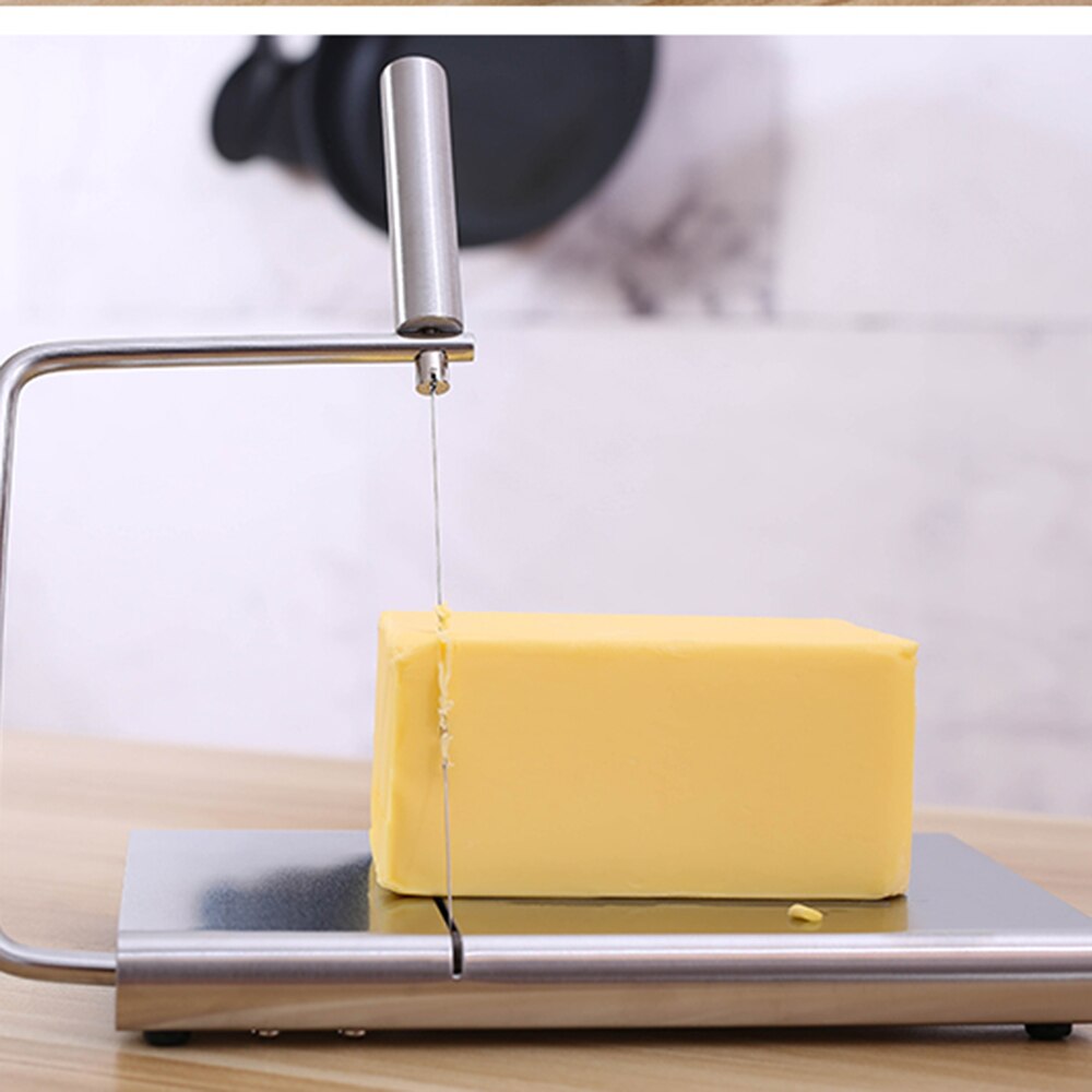 cortador de queso de acero inoxidable multiusos mesa de corte de queso herramientas de cocina cortador de cheedse accesorios útiles