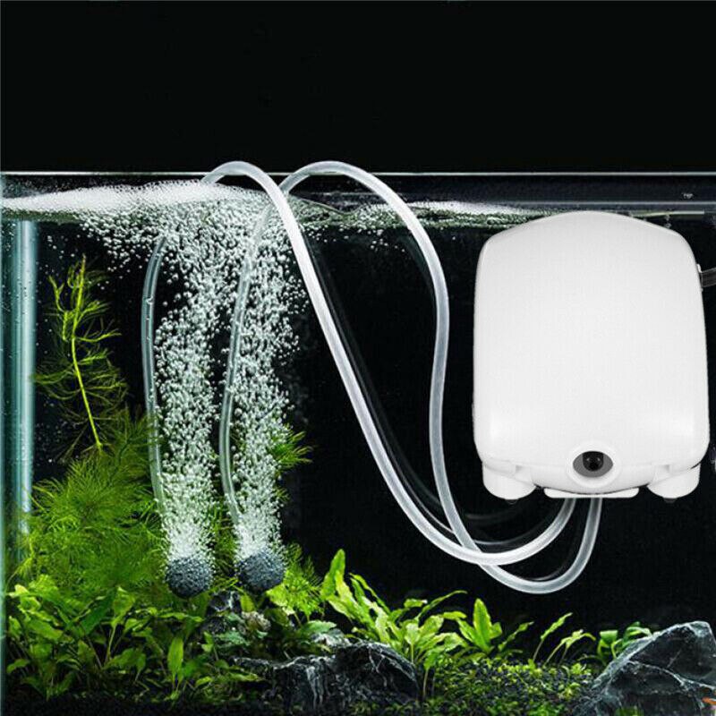 Ultra Low Noise Aquarium Luchtpomp Fish Tank Mini Air Compressor Zuurstof Pomp Aquarium Aquarium Zuurstof Pomp