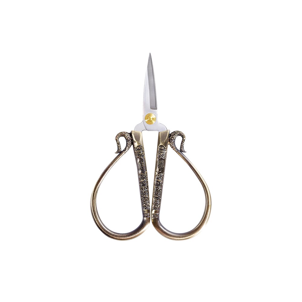 Lmdz Gunstige Cloud Shear Europese Retro Klassieke Vintage Antieke Craft Naaien Tailor Schaar-Papier Snijden Schaar &amp; Borduren: bronze