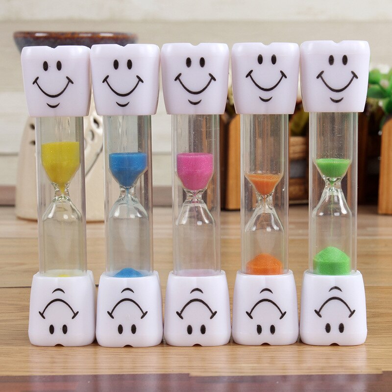 SKTN Children Kids Hourglass Toothbrush Timer 3 Minute Smiling Face For Cooking Sandy Clock Brushing-Teeth Timer Sandglass