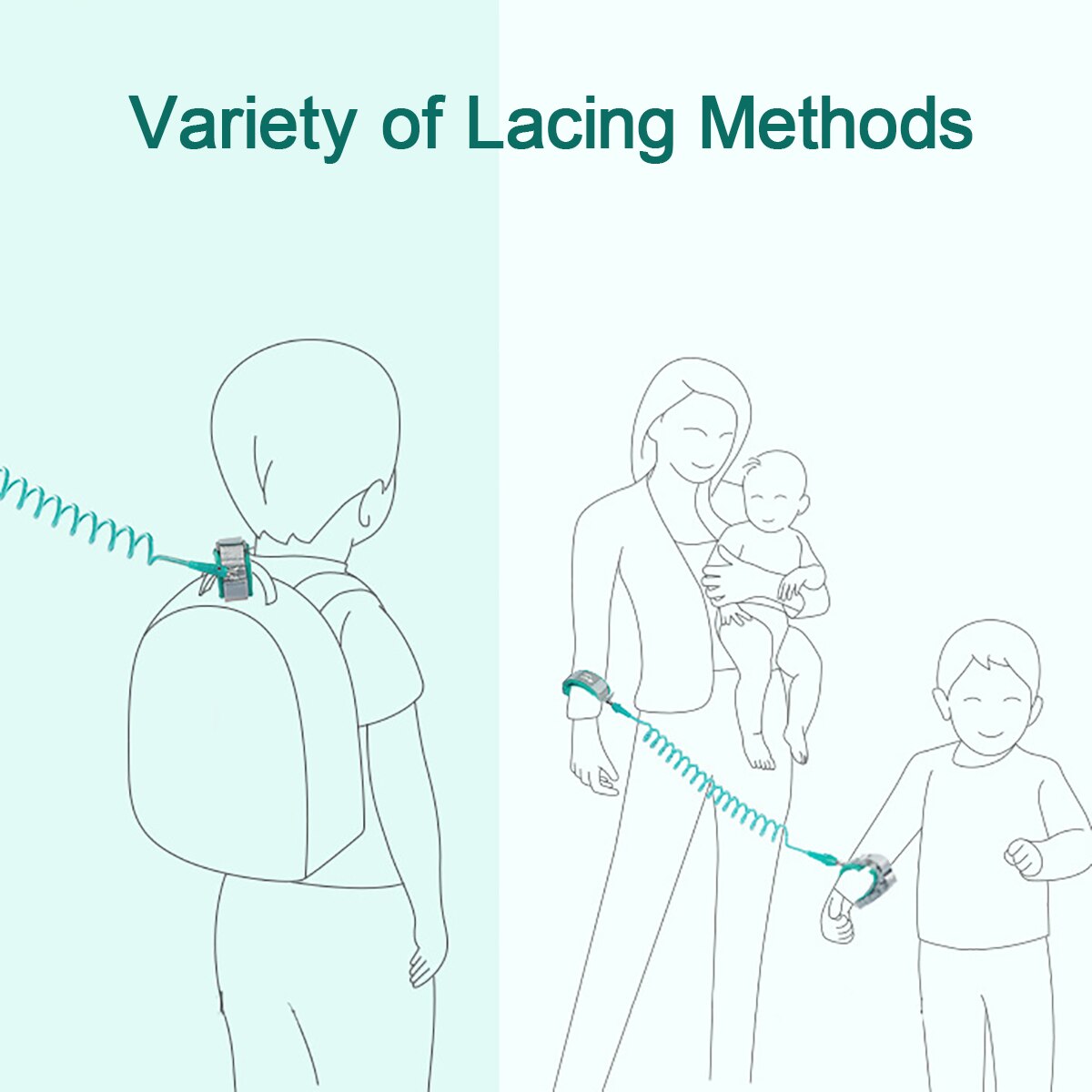 Baby Harness Anti Lost Wrist Link Kids Outdoor Walking Hand Belt Band Child Wristband Toddler Leash Safety Harness Strap Rope