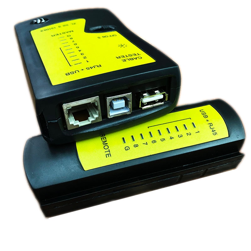 Multifunktions-netzwerkkabeltester mit  rj45 usb-anschlüssen, ethernet-lan-netzwerktester, detektor, tracker, netzwerkwerkzeug