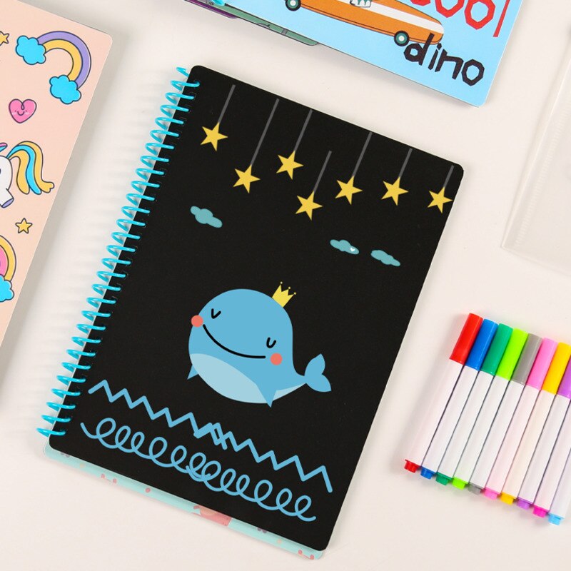 Magic Water Tekentafel Herbruikbare Coloring Doodle & Magic Pen Tekening Notebook Educatief Speelgoed Voor Kinderen Kids