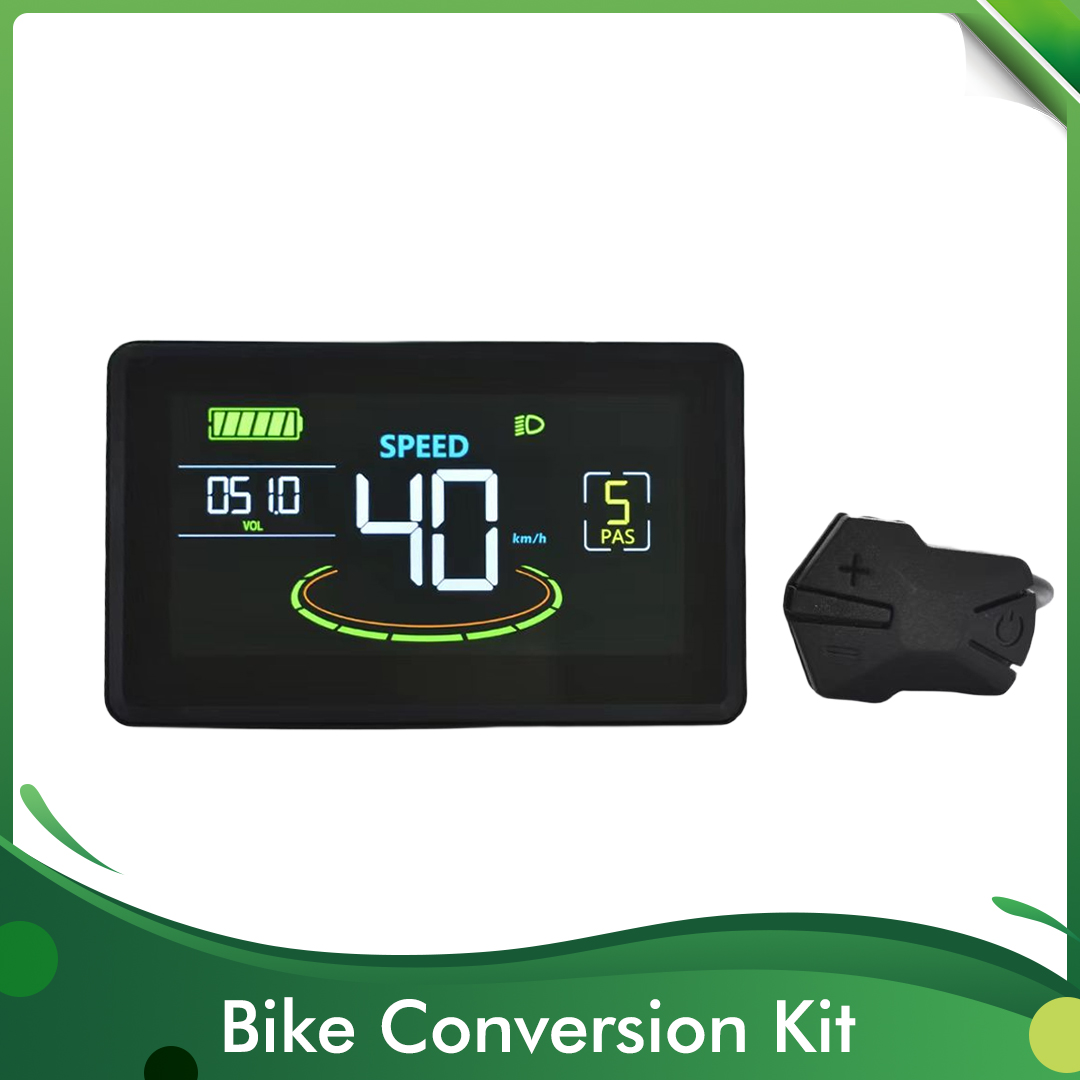 H6C Electric Bike Colorful LCD Display Meter 24V-60V SM/Waterproof Connection Plug Ebike intelligent Display With USB UART