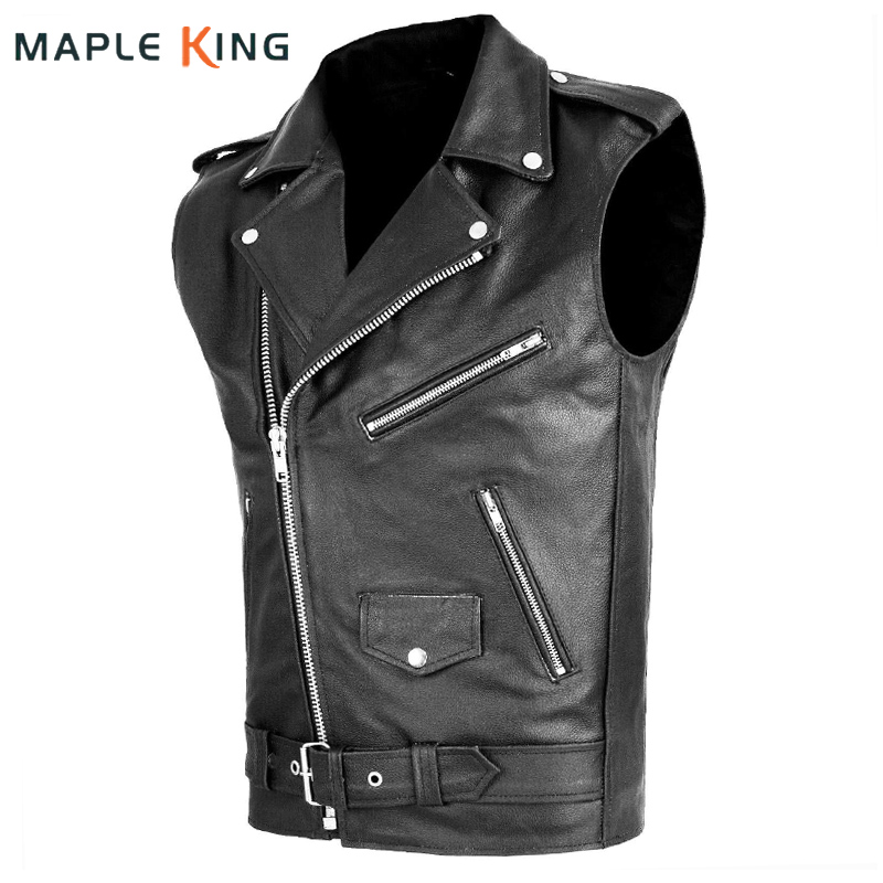 Herenvest Steampunk Homme PU-leer motorfiets mouwloos vest jas vintage meerdere ritsen Victoriaanse gotische herenvesten