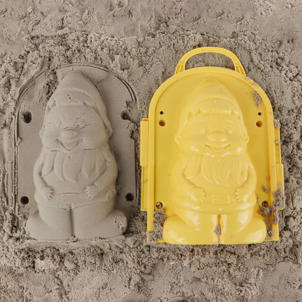 Beach Sand Game 3D Cartoon Mold Beach Snow Sand Model Children's Model Toys Children Outdoor Beach Playset: 39008-4