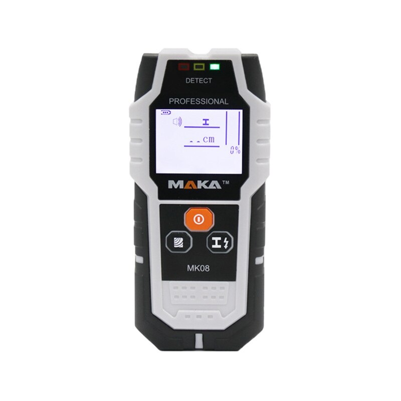 MAKA MK08 4 In 1 Sensor Wall Scanner Multifunction Stud Finder With Digital LCD Display For Wood AC Wire Metal Stud Detection