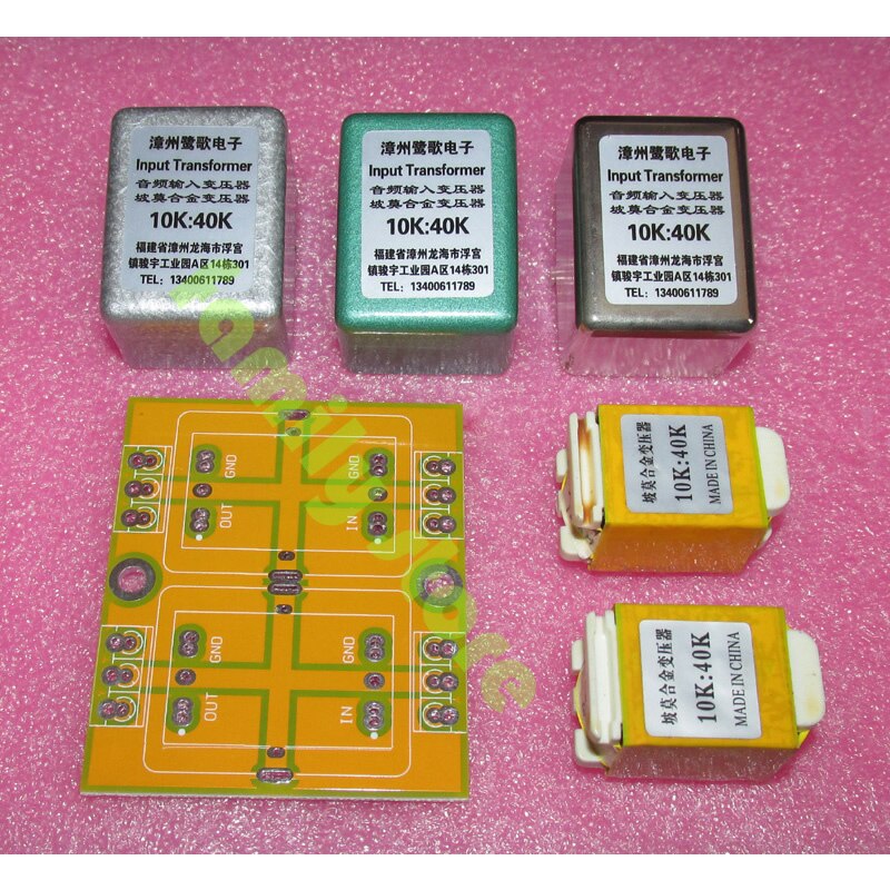 Transformador de áudio permalloy lg 10ma 10k: 40k, circuito frente e verso, protetor revestido em cobre, resposta de frequência 20hz ~ 62khz-1,5 db