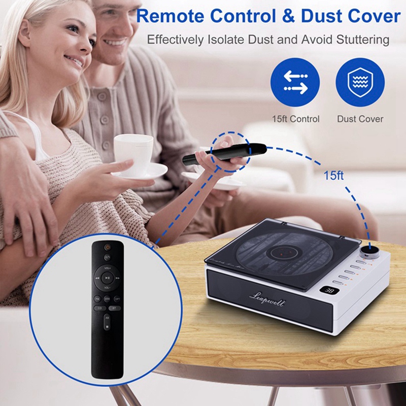 Lettore Cd portatile altoparlanti Bluetooth Wireless Radio FM Walkman lettore di Album musicali Home CD Machine ripetitore AB inglese