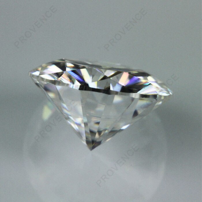 Factory price 0.7ct 5.7mm D color brilliant cut moissanite heart & arrow diamond Provence jewelry
