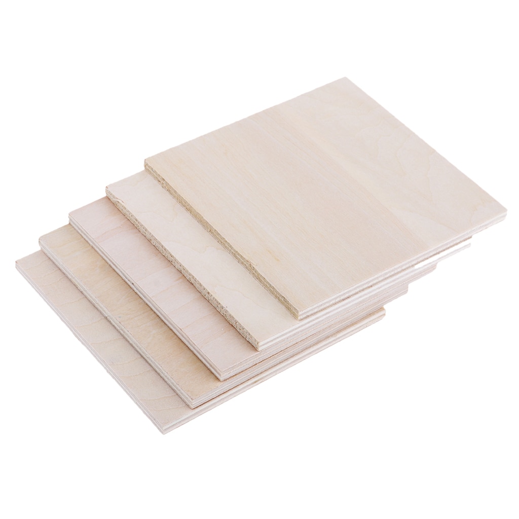 Wooden Board Basswood Sand Table Model Architecture Scenery Building Board 100x100x2mm
