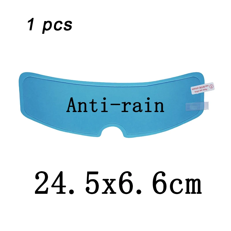 Película Universal a prueba de lluvia para casco de motocicleta, pegatina de revestimiento Nano duradera para conducción de seguridad, película antiniebla, accesorios para cascos de motocicleta: Gris