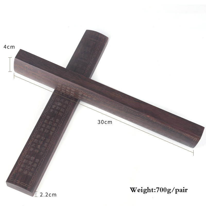 Klassieke Carving Ambachten Paperweights Effen Houten Paperweights Chinese Calligraphie Schilderen Speciale Paperweights Peso De Papel: G