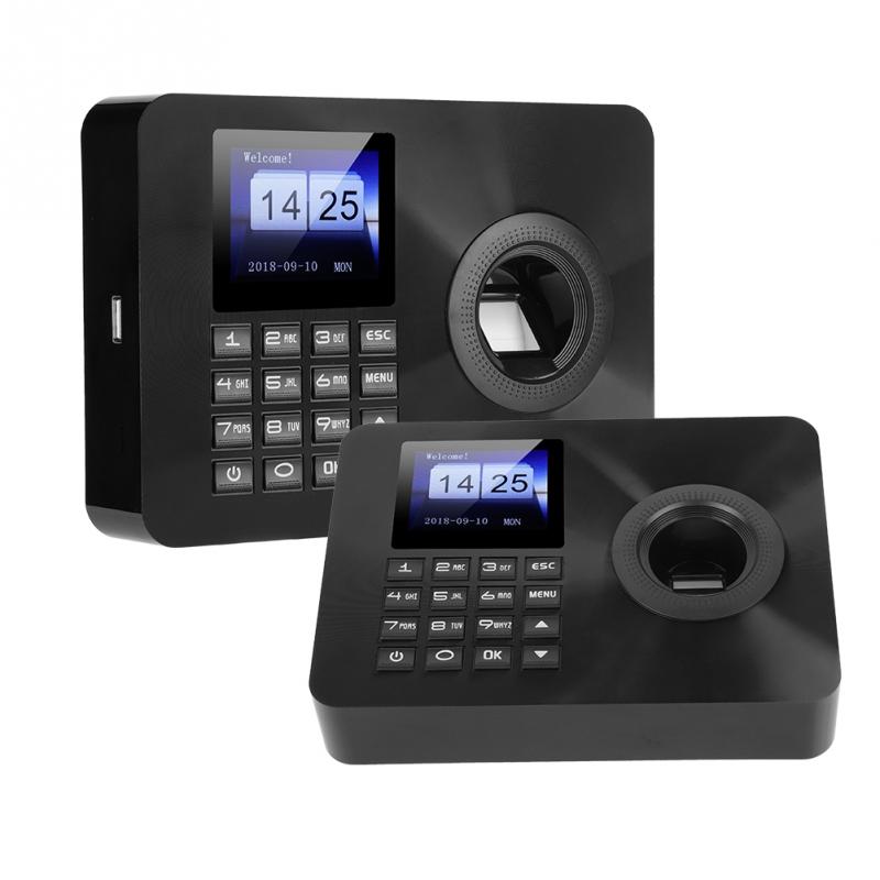 Biometrische Vingerafdruk Aanwezigheid Machine Recorder Vingerafdruk Wachtwoord Toegang 100-240 v US EU UK AU Plug Optioneel