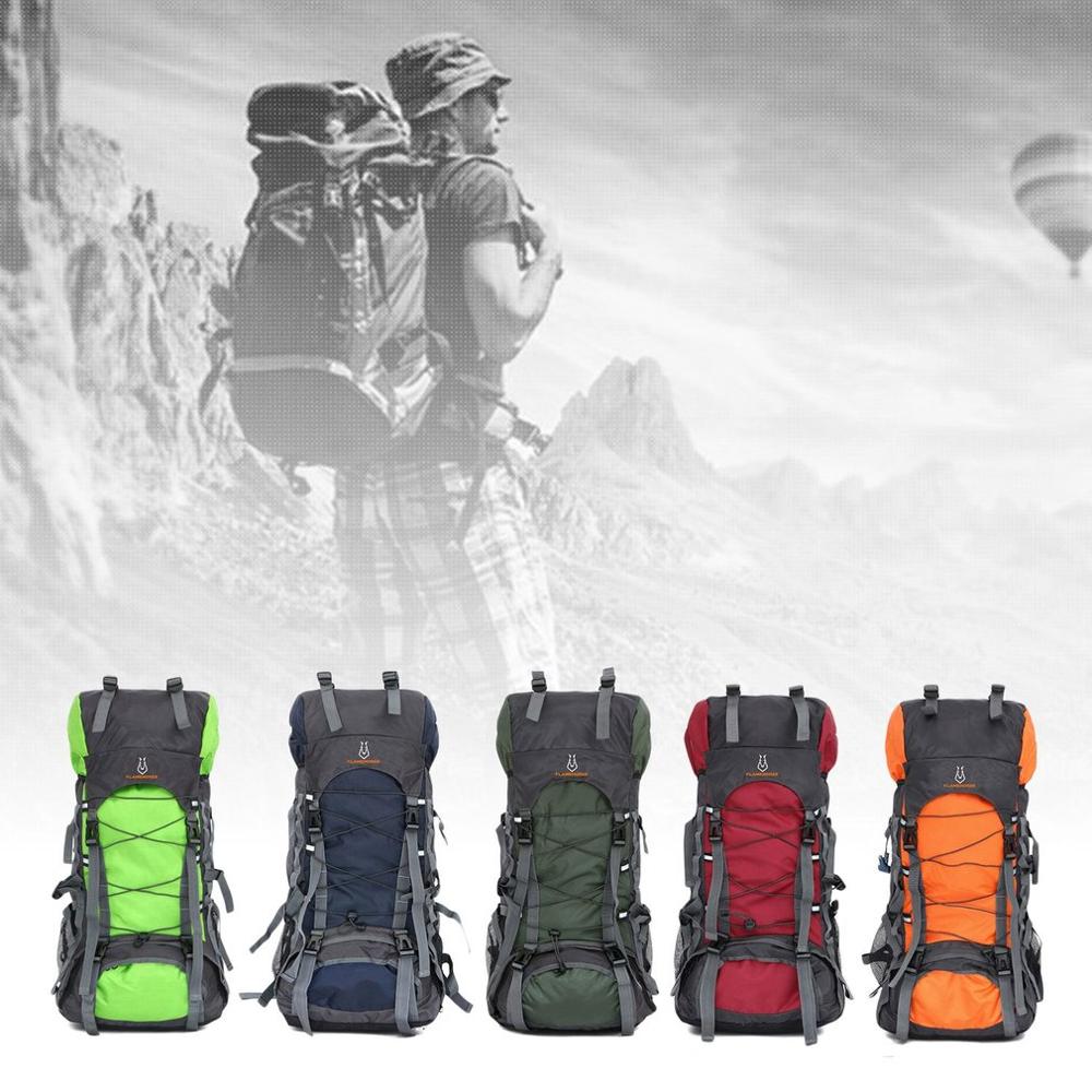 60L Large Capacity Outdoor Sports Mountaineering Backpack Internal Frame Hiking Camping Trekking Waterproof Shoulder Bags