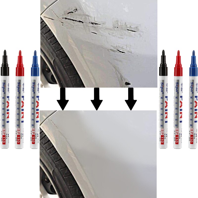 Lacquer Oil Pen Auto Reparatie Care Tools Paint Pen Autolak Kras Reparatie Pen Waterdichte Verf Pen Auto Verf Styling Schild