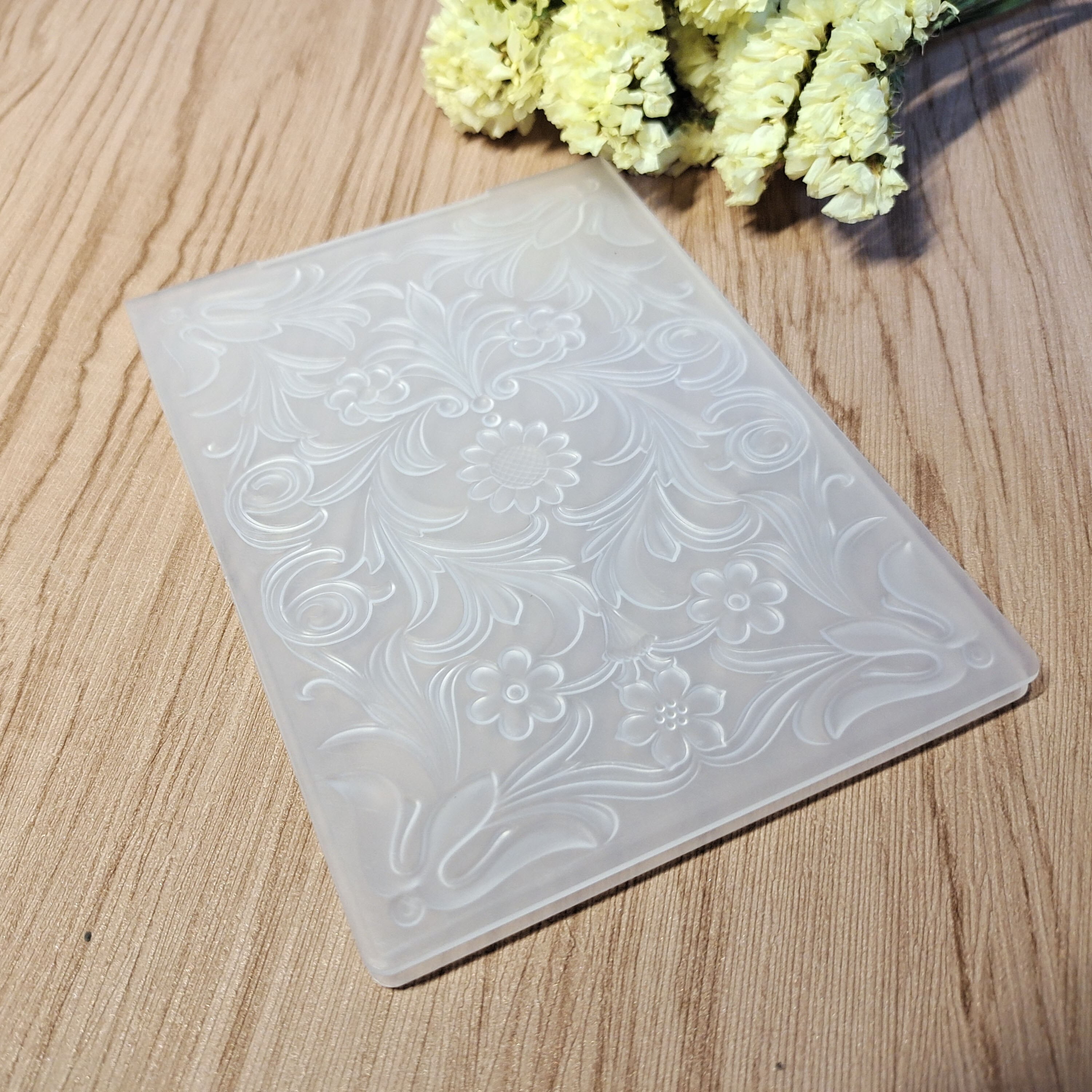 Wall Tiles/ 3D Bird / Flower/Various Patterns Embossing Folder For Scrapbooking DIY Photo Album Card Making Crafts: FD-010