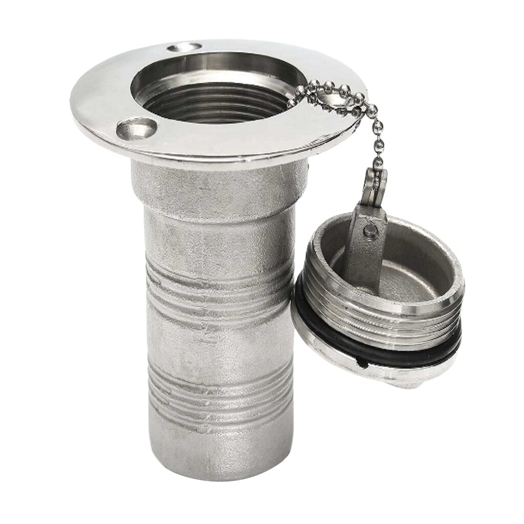 Hose Deck Fill Filler Keyless Cap for FUEL50mm Boat Filler stainless steel