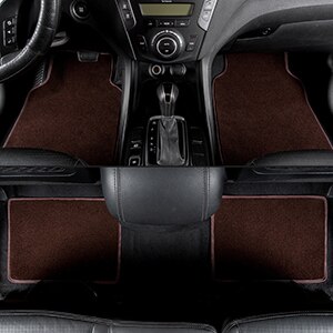 Kalaisike universal bil gulvmåtte til haval alle modeller  h3 h4 h1 h2 h6 h7 h5 h8 h9 m6 h2s h6 coupe bil styling biltilbehør: Kaffe