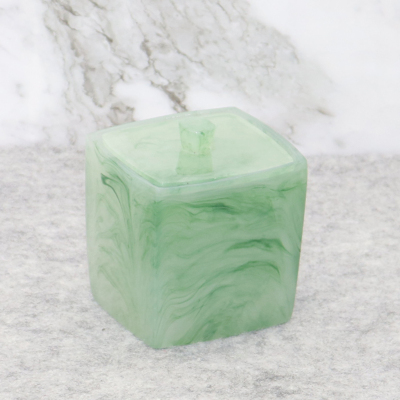 Luxe Groene Badkamer Accessoires Set Wc Tissue Box Handdesinfecterend Fles Zeepdispenser Toilet Decoratie Opslag Lade Om: Cotton swab box A