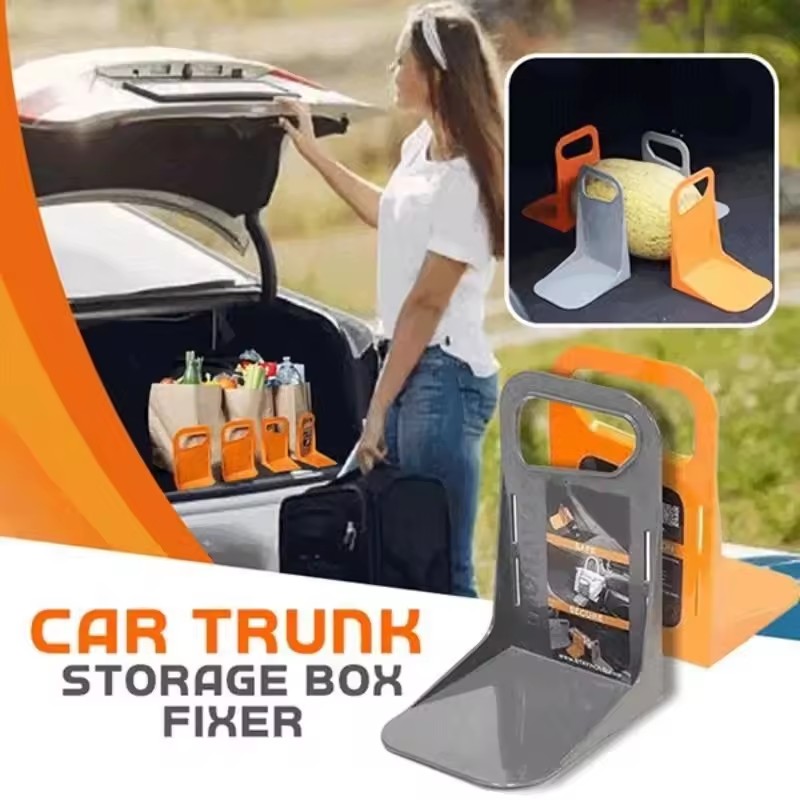 Soporte fijo multifuncional para maletero de coche, soporte de almacenamiento para valla, caja de equipaje trasera para coche, herramienta fija para organizar a prueba de sacudidas
