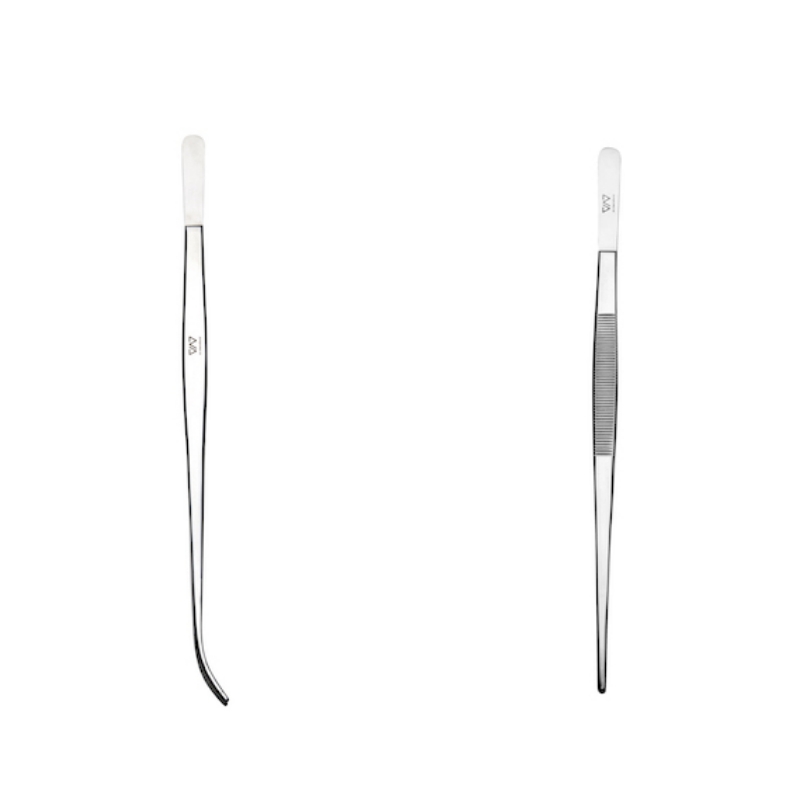 VIV Aquarium Aquatic Stainless Spring Steel Plant Scissors Curved Wave Shape ADA Cleaning Maintenance Tool