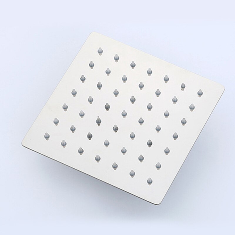 10cm Square Shower Head Stainless Steel Adjustable Shower Heads Water Saving Bathroom Rain Spa Handheld Shower Head