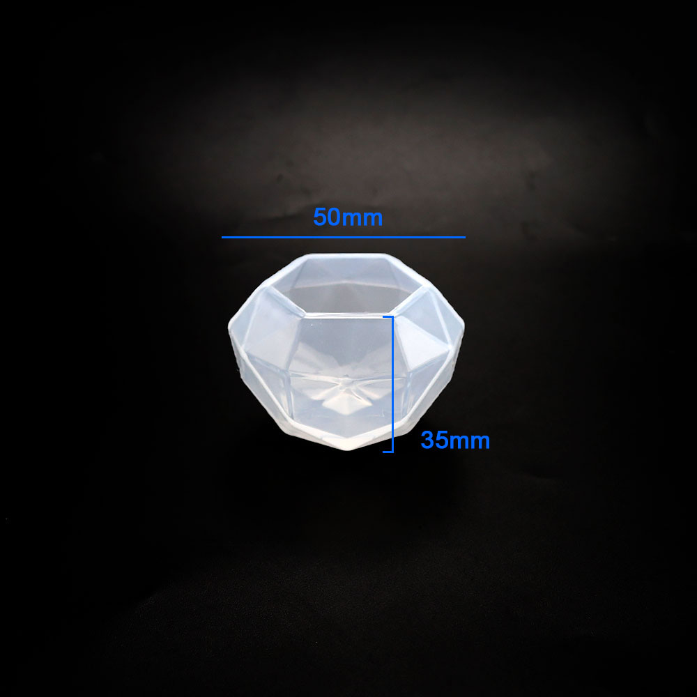 Moules en Silicone diamant pour bricolage amusant, bijoux, colliers, pendentifs, goutte de cristal, colle, résine, artisanat fait à la main, ornement de bureau: kaki foncé